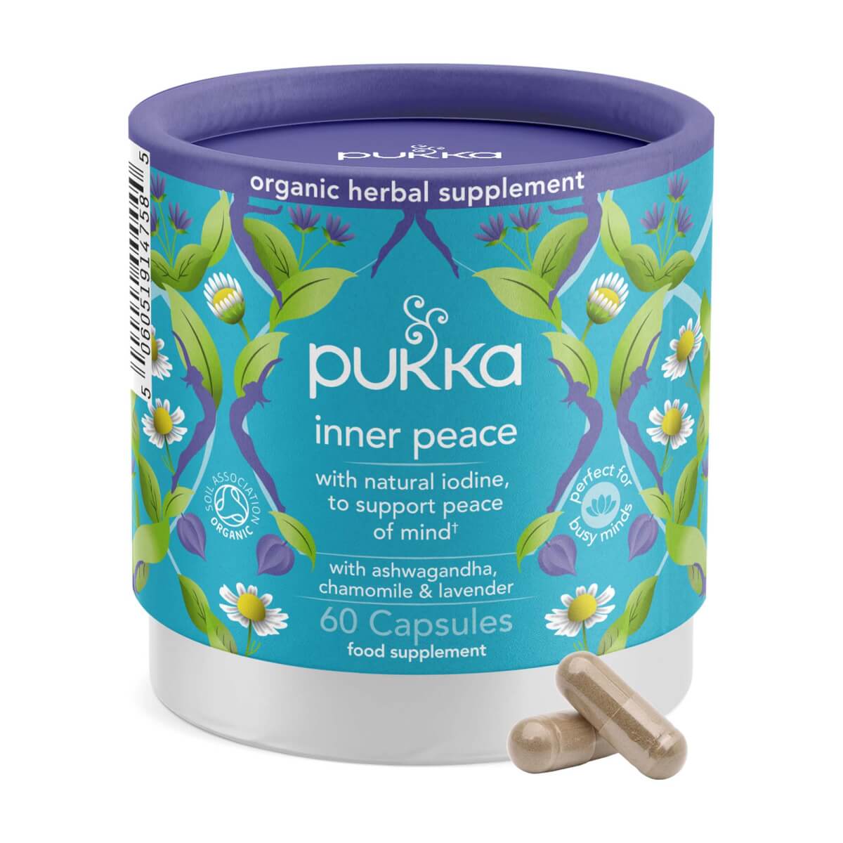 wellness and beauty Pukka Inner Peace 60 Caps £18.74
