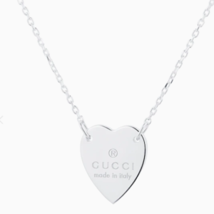 valentines gift ideas for her GUCCI | Necklace With Heart Pendant | £170.00