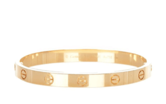 Cartier | pre-owned 18kt gold Love bracelet| £7,40