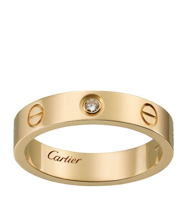 mothers day gift CARTIER | Yellow Gold and Diamond Love Ring | £1,870