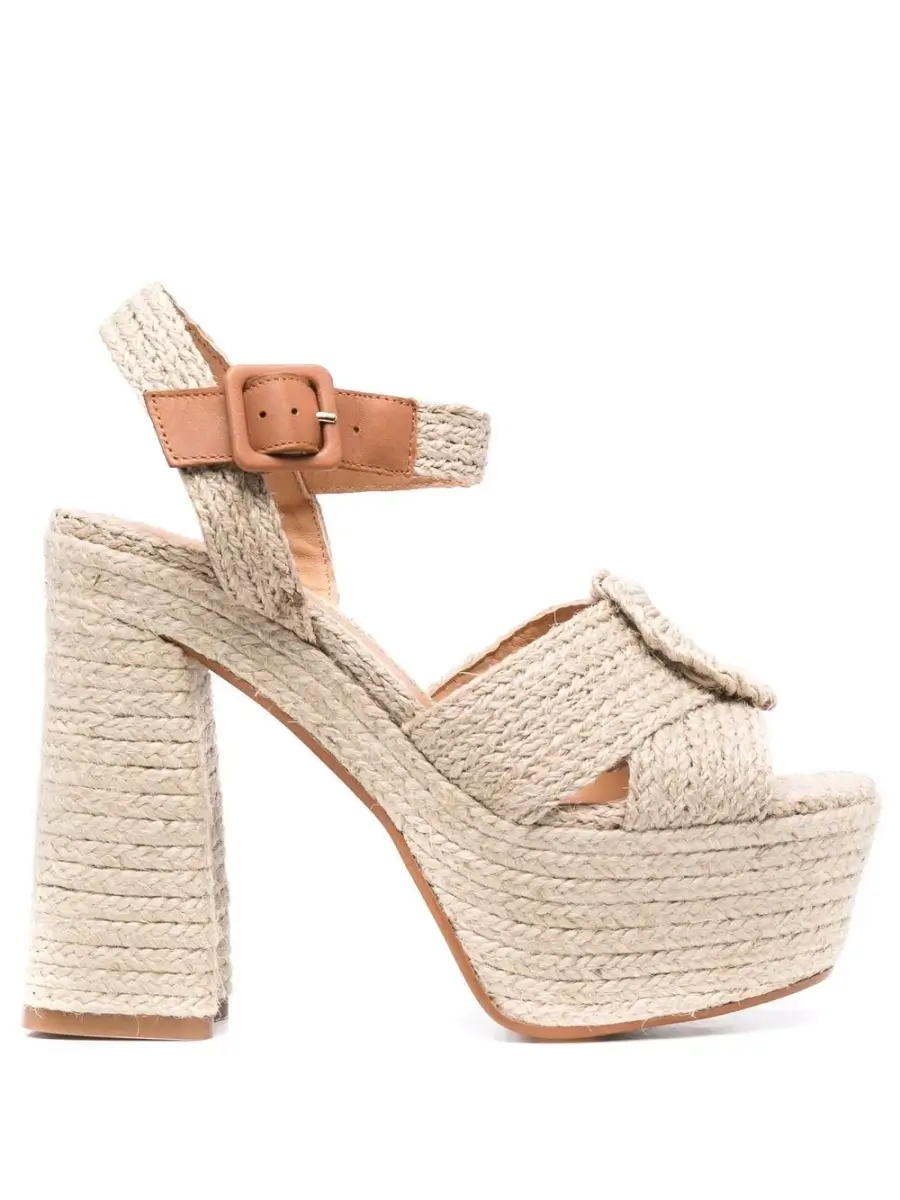 Castañer amaia braided platform sandals | £236