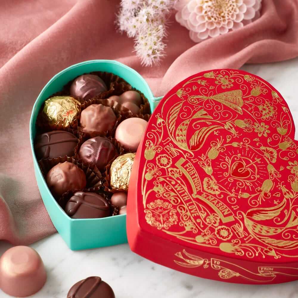 Fortnum & Mason | Heart Chocolate Selection Box, 210g | £26.25