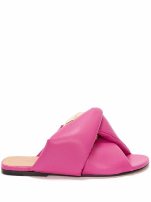 JW Anderson Chain flat sandals - Pink