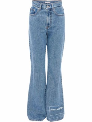 JW Anderson high-waisted bootcut jeans - Blue