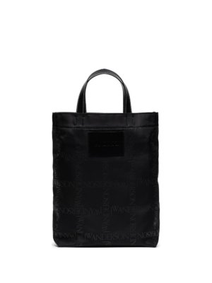 JW Anderson logo-print tote bag - Black
