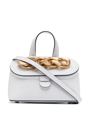 JW Anderson small Chain Lid bag - White