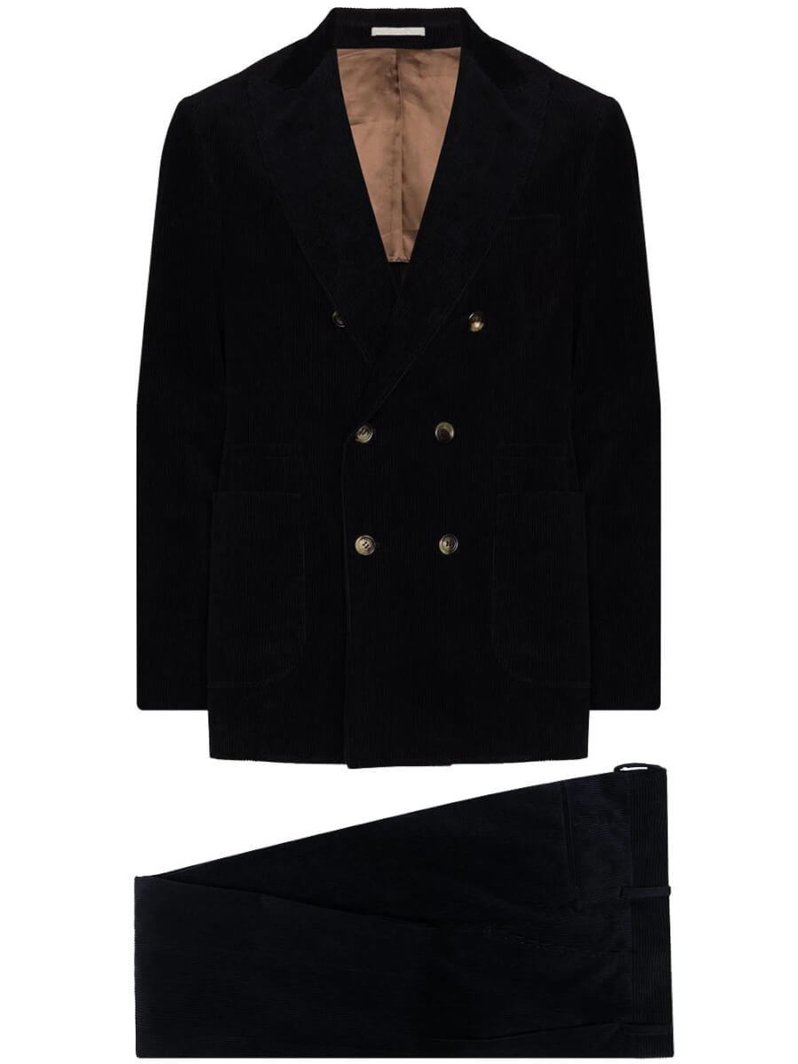 Brunello Cucinelli two-piece corduroy suit. Classic Men's wear