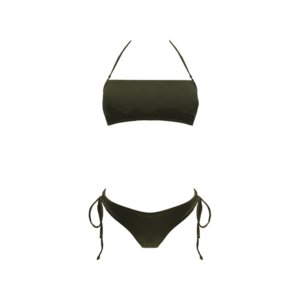 Aulala Paris - Miss Intuitive Bikini Set - Khaki Green
