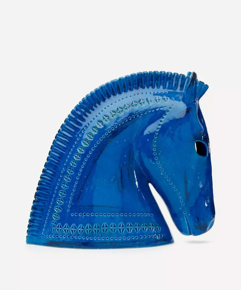 BITOSSI Rimini Blu Ceramic Horse Head £200.00