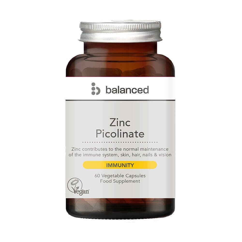 Balanced Zinc Picolinate 60 Caps, Health and Wellness