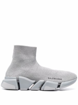 Balenciaga Speed.2 LT Knit Sole sock sneakers - Grey