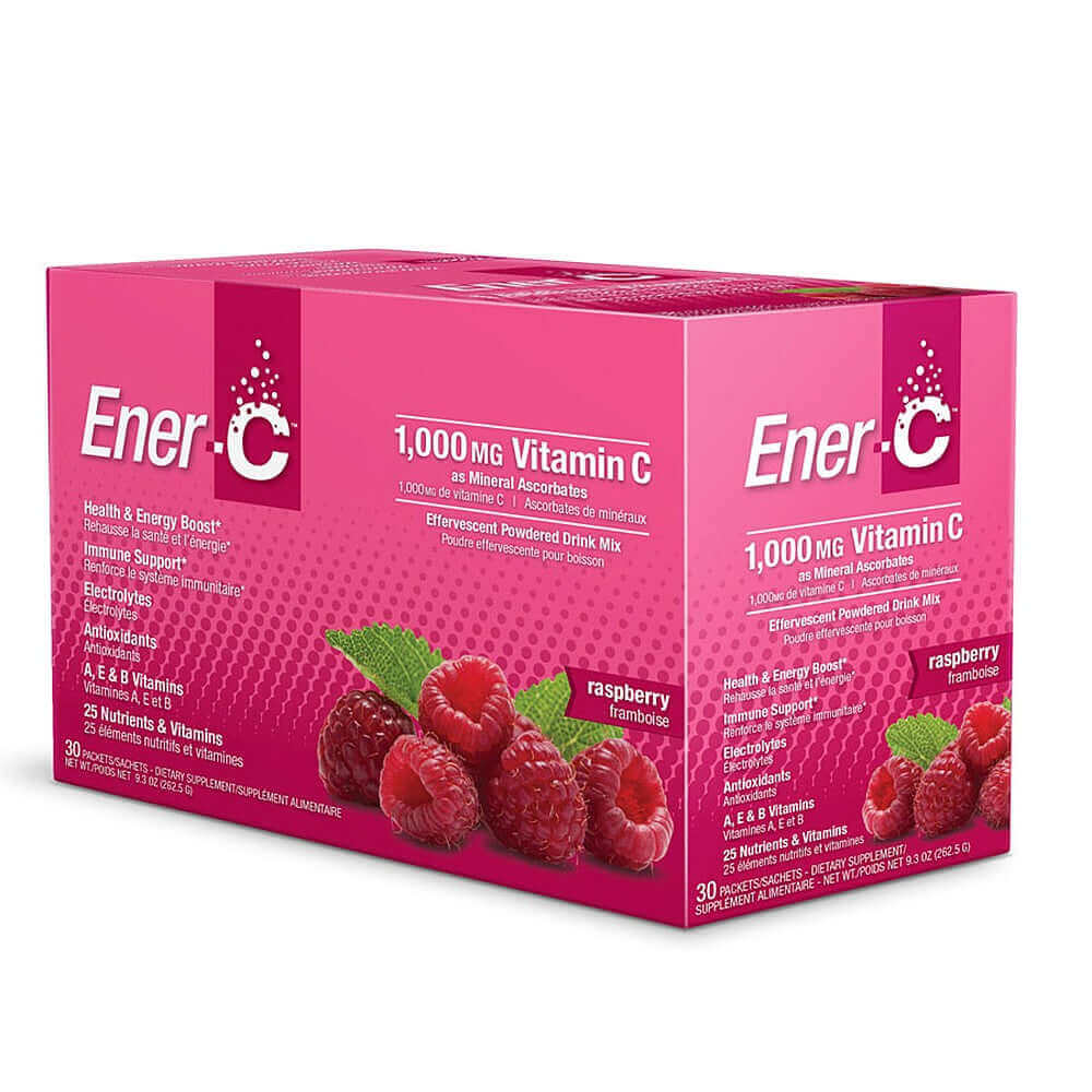 Ener-C Raspberry 30 Sachets 282g, 1,000mg Vitamin C, health