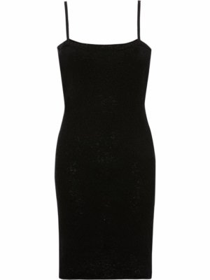 JW Anderson knitted camisole mini dress - Black