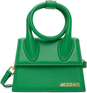 Jacquemus Green 'Le Chiquito Nœud' Bag