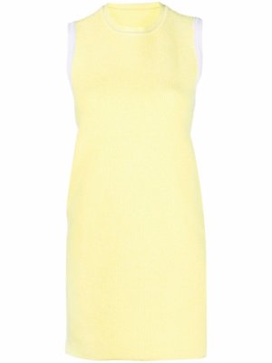 Jacquemus cut-out back dress - Yellow