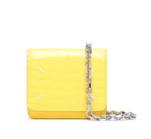 dopmaine trend Maison Margiela croco-embossed chain wallet | £550