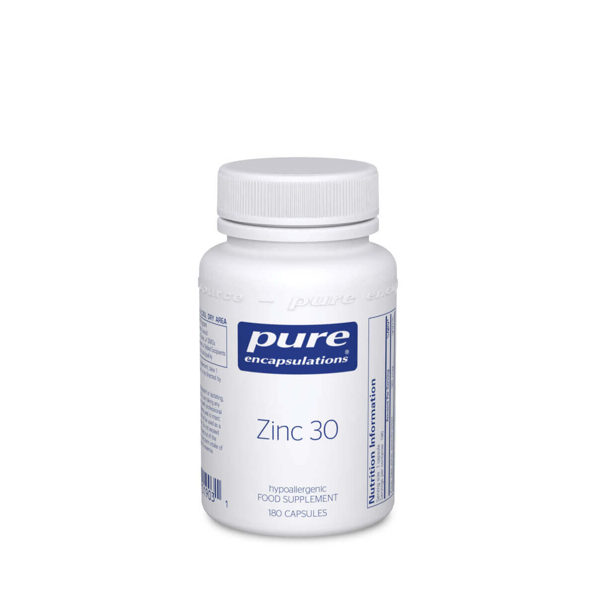 Pure Encapsulations Zinc 30 180 caps, Health and Wellness