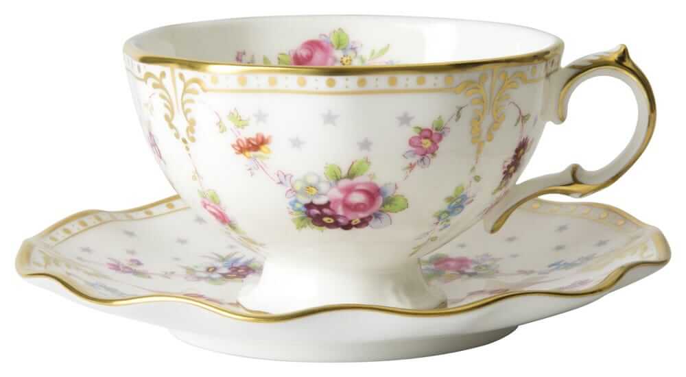 Royal Crown Derby Royal Antoinette Teacup & Saucer | £220.00