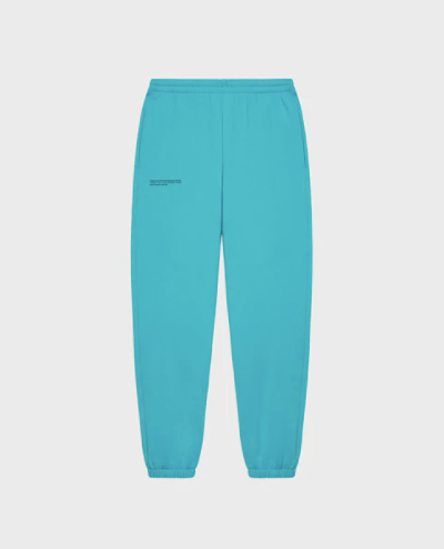 minimal fashion trend PANGAIA | 365 Seasonal Track Pants peacock blue | £94