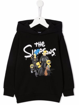 Balenciaga Kids The Simpsons pullover hoodie - Black
