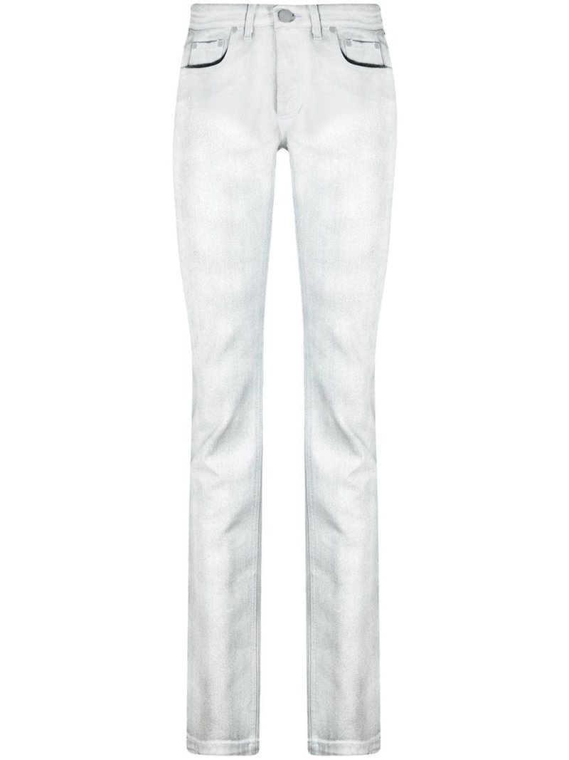 Balenciaga Pre-Owned 2000s logo-patch jeans - Grey