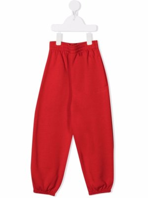 Balenciaga high-waisted drop-crotch track pants - Red
