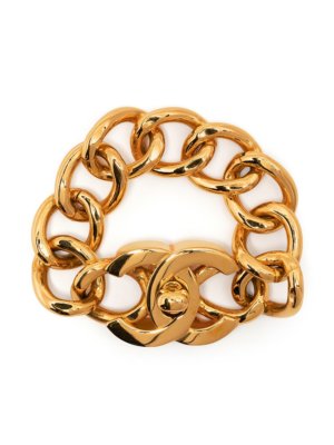 Chanel Pre-Owned 1995 CC Turn-lock chain bracelet - Gold