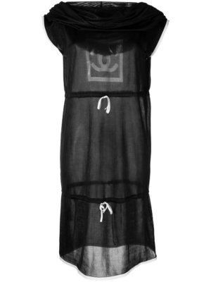 Chanel Pre-Owned 2003 CC Sports Line sheer dress - Black