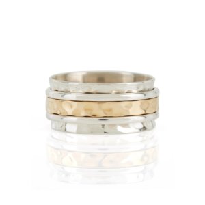 Charlotte's Web Jewellery - Men's Karma Fortune Silver Spinning Ring