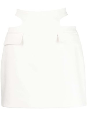 Dion Lee Y-front mini skirt - White