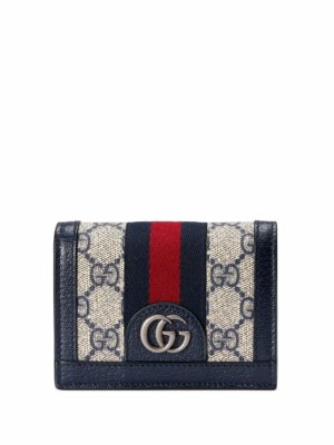 Gucci Ophidia GG Supreme wallet - Blue