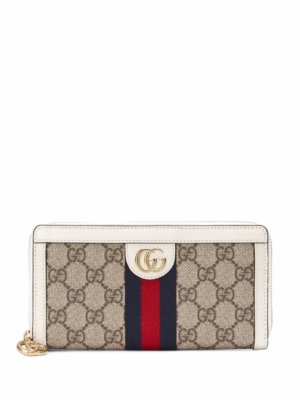 Gucci Ophidia GG zip-around wallet - Neutrals
