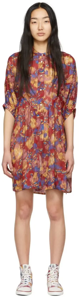 SSENSE ISABEL MARANT ETOILE Multicolor Mazea Dress