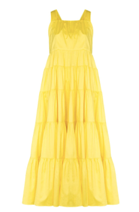 SPRING SUMMER TRENDS 2022 YELLOW DRESS AJE