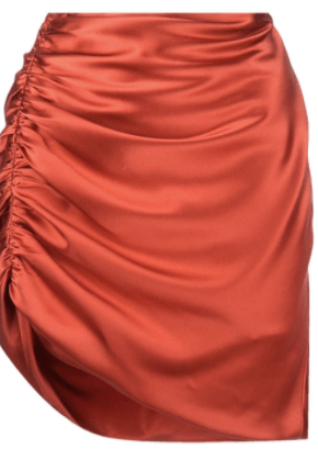 spring summer trends Michelle Mason draped satin miniskirt £554