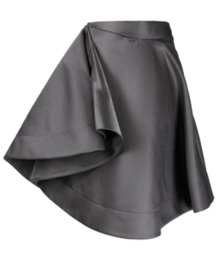 spring summer trends SHUSHU/TONG asymmetrical draped skirt £680