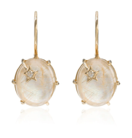 exceptional jewellery Andrea Fohrman mini Galaxy quartz earrings £1,995