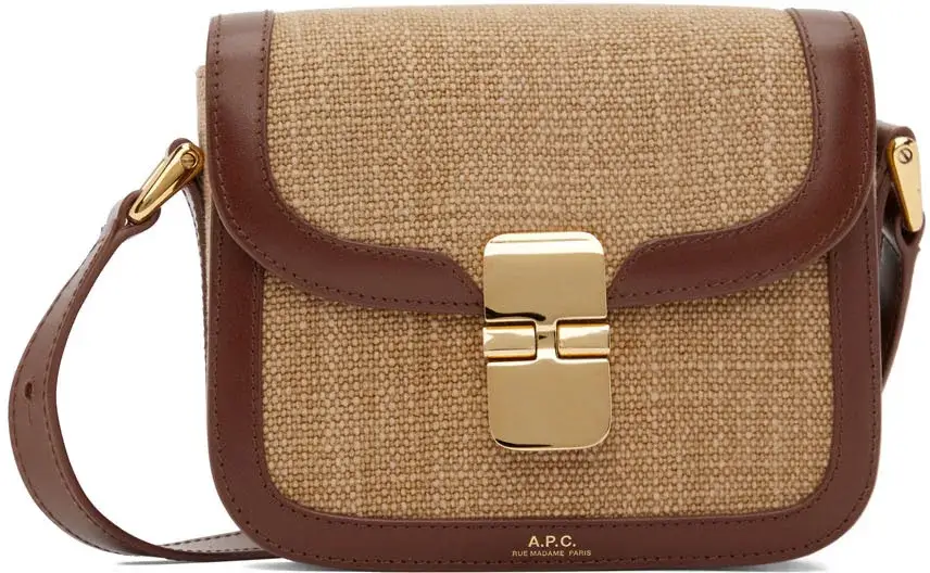 A.P.C. Beige Grace Mini Bag| £350.06