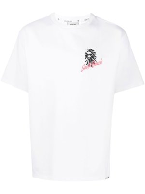 BAPE BLACK *A BATHING APE® logo-print short-sleeve T-shirt - White
