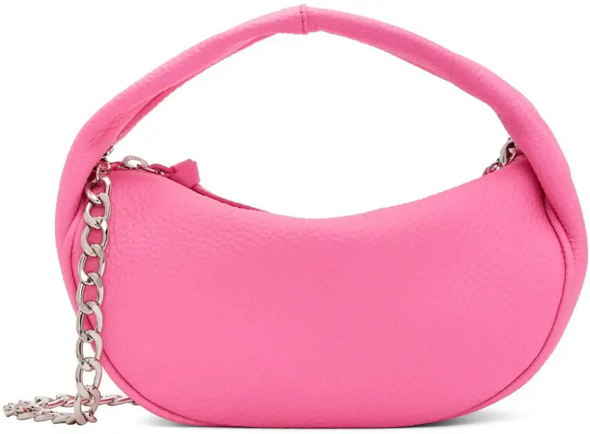 BY FAR Pink Baby Cush Shoulder Bag | £253.45