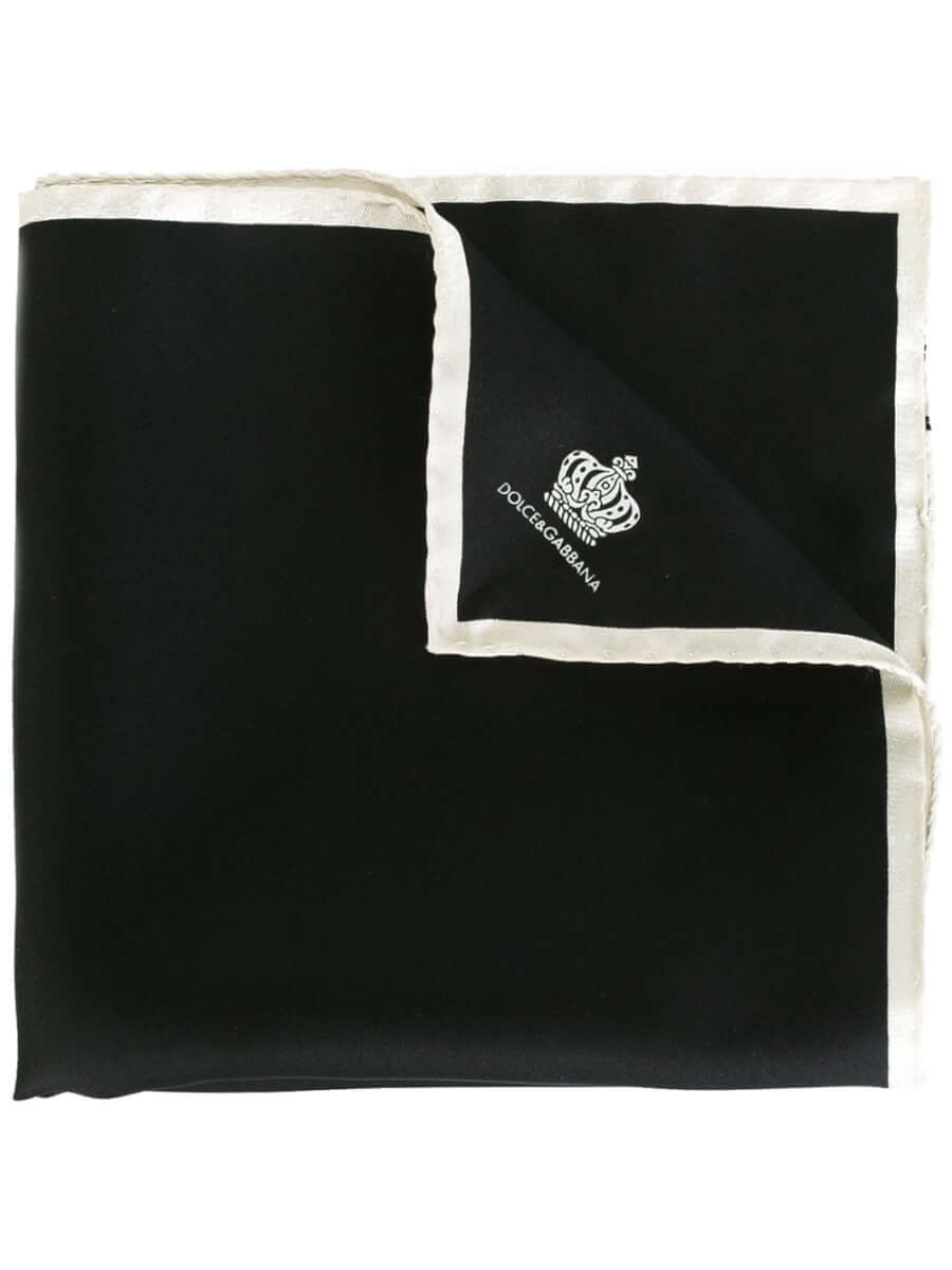Dolce & Gabbana | crown print pocket square |
