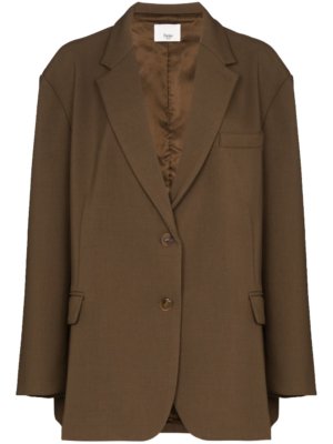 Frankie Shop Bea loose-fit blazer - Brown