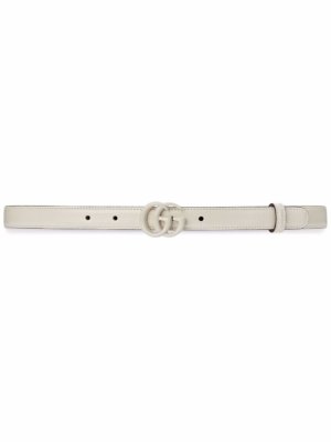 Gucci GG Marmont belt - White