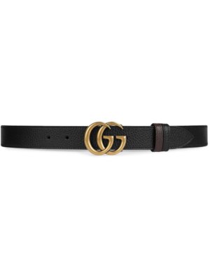 Gucci GG Marmont reversible belt - Black