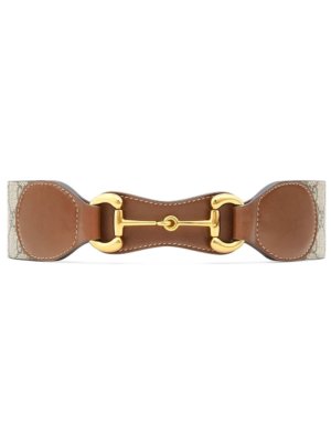 Gucci Horsebit leather belt - Neutrals