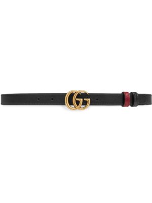 Gucci reversible GG-buckle belt - Black