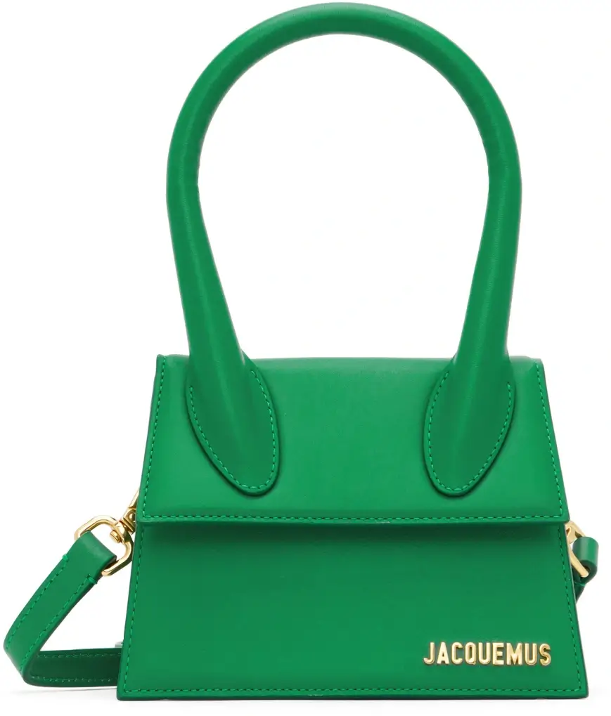 JACQUEMUS Green 'Le Chiquito Moyen' Bag | £ 626.