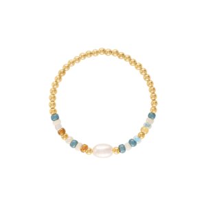 Olivia Le - Shimmer Bead Pearl Bracelet