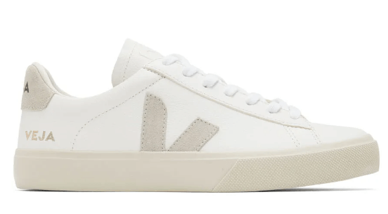 VEJA White & Gray Campo Sneakers | £137.41