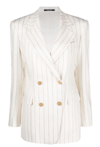MEGHAN MARKLE STYLE Tagliatore | double-breasted pinstripe blazer | £428 (SALE PRICE)
